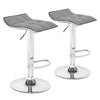 2X Faux Leather PU Bar Stools Breakfast Bar Chair Kitchen Stool Swivel Barstool