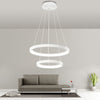 LED Pendant Light Ring Adjustable Lamp Ceiling Lights Decor Lighting Variable