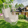 Garden Hammock Chair Hanging Swing Seat Cotton Rope Net W/ Outdoor Home Decor UK