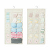 Double Sided Hanging Hook Organiser Storage 30 Pockets Wardrobe Rack Shelf UK
