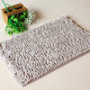 Fashion Soft Shaggy Bath Mat Non-slip Bathroom Rug Microfiber Floor Mat UK