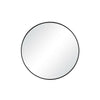 Industrial 50cm Round Home Bathroom Glass Wall Mounted Vanity Mirror Bedroom