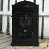 LARGE VINTAGE OUTDOOR LOCKABLE LETTER POST BOX MAILBOX WALL MOUNTED SECURE MAIL