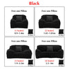 VELVET Elastic STRETCH SOFA COVERS Slipcover Protector Settee 1/2/3/4 Seater UK