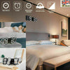 3D Digital Wall Clock LED Display USB Powered Alarm Clock Brightness Auto Dimmer
