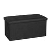 Foldable Cuboid Storage Ottoman Footrest Bench Box Seat Footstool Multiple Color