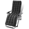 Sun Lounger Sunbed Cushion Pad Garden In/Outdoor Beach Recliner Chair Seat Pads