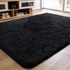 Large Shaggy Fluffy Rugs Anti-Slip Super Soft Mat Living Room Bedroom Carpet Rug
