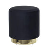 Sophia Velvet Footstool Pouffe Round Footrest Makeup Dressing Table Stool
