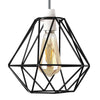 Metal Pendant Light Shade Ceiling Industrial Geometric Wire Cage Lampshade Lamp