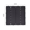 11 Pack 30x30cm Mosaic Garden Patio Interlocking Composite Decking Floor Tiles