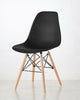 Set of 4 Dining Chairs Retro Wooden Legs Office Kitchen Lounge Chair