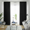 2 Panels Luxury Thermal Blackout Curtains Eyelet Ring Top Heavy Thick Grommet
