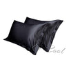 2X Soft Satin Mulberry Pure Silk Pillowcase Covers Queen Standard Hair Beauty