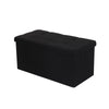 Home Folding Ottoman Storage Box Bench Pouffe Seat Stool Chair Footstool Storage