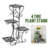 4 Tier Layer Flower Plant Pot Stand Display Shelf Home Garden Outdoor Decor Rack