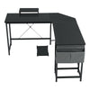 Large L-Shaped Office Desk Corner Computer Desk Home Workstation Computer Table