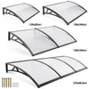 Door Canopy Awning Shelter Front Back Outdoor Porch Patio Window Roof Rain Cover