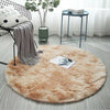 Circle Round Shaggy Rug Living room Bedroom Carpet Floor Fluffy Mat Anti-Skid