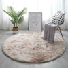 Circle Round Shaggy Rug Living room Bedroom Carpet Floor Fluffy Mat Anti-Skid