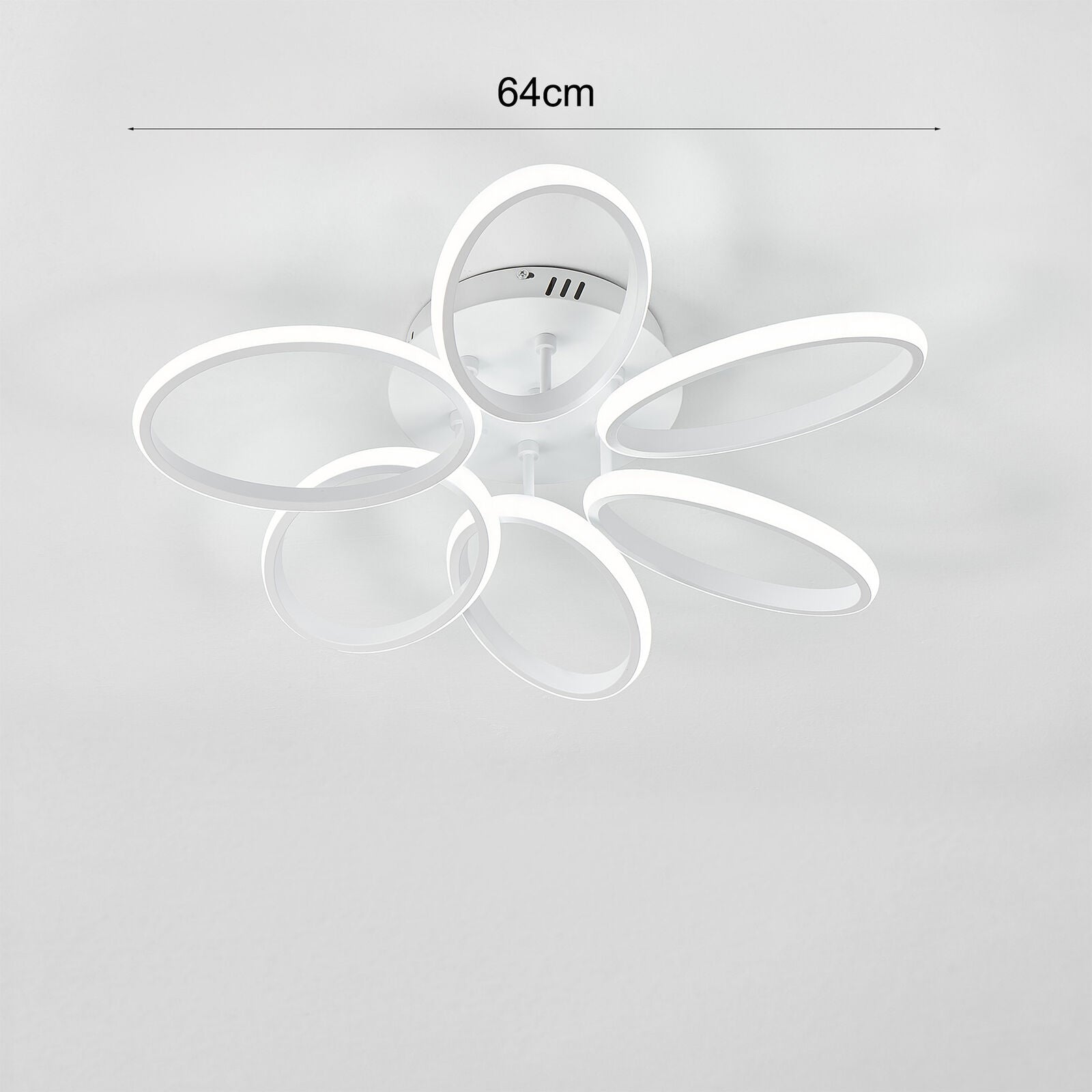 Cool White Square/Ring LED Ceiling Light Chandelier Lights Living Dining Room