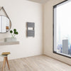 Bathroom Radiator Heated Flat Panel Straight White Black Anthracite Chrome