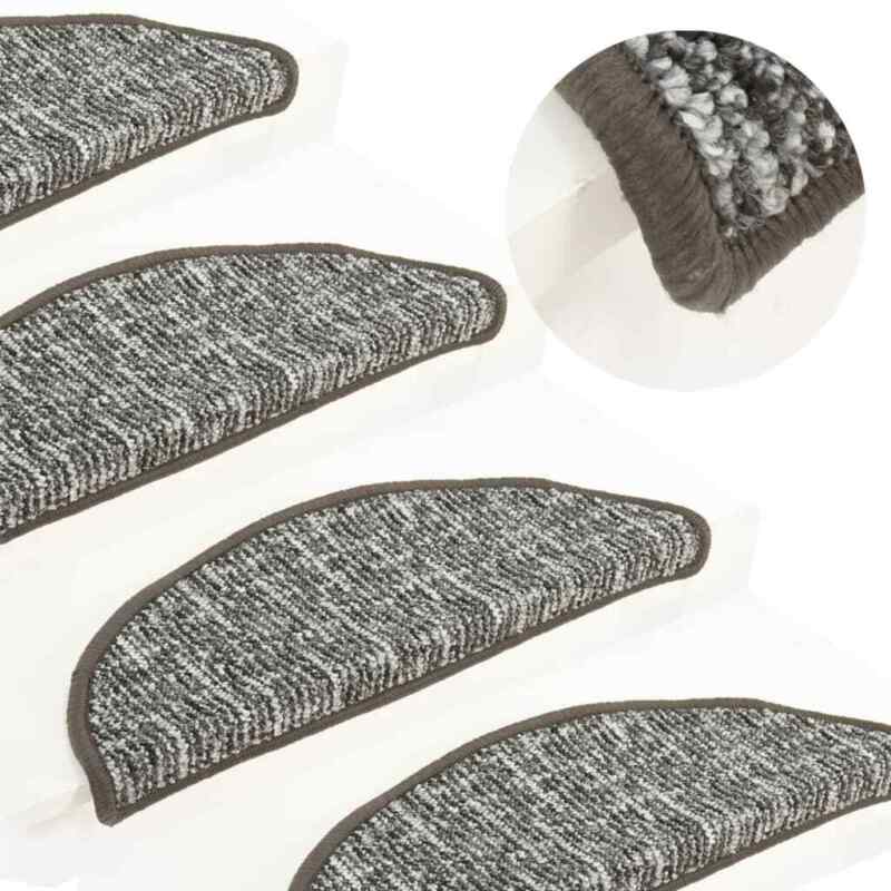 15x Carpet Stair Treads Step Protector Rug 56x20/65x25cm Multi Colours
