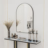 Arched Wall Mirror Bathroom Wall Frame Dressing Mirror Hanging / Leaning Against