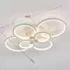 LED Ceiling Light Geometric Lamp Chic Design Lights Fixture Room Decor Lighting