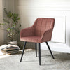2 Pcs Dining Chairs Armchair PU / Velvet Kitchen Dining Room Restaurant Office