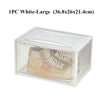 UK 1/3/5PCS Large PP Shoe Box Sneaker Display Collection Stackable For AJ&Jordan