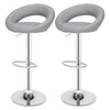 2X Faux Leather PU Bar Stools Breakfast Bar Chair Kitchen Stool Swivel Barstool
