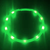 Light up LED All Size Dog Collar Adjustable USB Rechargeable Pet Safety Luminous