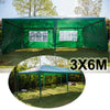 Large 3x6m Gazebo Marquee Canopy Outdoor Patio Garden Wedding Party Tent 4 Sides