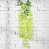 Artificial Hanging Wisteria Ivy Fake Silk Flower Vine Home Wedding Garden Decor
