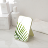 Square-Shape Hand Mirror Held Vanity Fold Mirror Standing Makeup Dresser Mirror