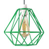 Metal Pendant Light Shade Ceiling Industrial Geometric Wire Cage Lampshade Lamp