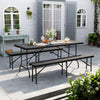 Outdoor Patio Picnic Folding Table Chairs Bench Set Garden Dining Beer Furniture