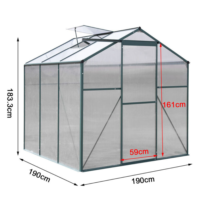 Outdoor Garden Walk In Greenhouse PE Cover Plant Grow House Cold Frame Shelter
