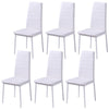 88cm White Round Glass Dining Table and 2/4 Chairs Set Kitchen Dinner Cafe Decor