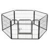 6/8 Panel Pet Play Pen Puppy Dog Animal Exercise Run Cage In/Outdoor Metal Fence