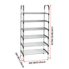 3/4/5/6Tier Shoe Rack Pairs Shoes Trainers Storage Unit Poratble Organiser Shelf