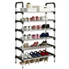 3/4/5/6 Tier Shoe Rack Footwear Metal Stand Storage Organizer Display Shelf Unit