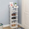 5/6/7/8 Tier Shoe Rack Storage Shelf Corner Shoes Cabinet Organiser Unit Wood UK