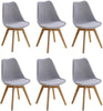 Modern Dining Table and 4/6 Chairs Set Stylish Comfortable Durable kitchen home