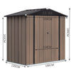 Garden Shed Metal Pent/Apex Roof 5 x 3, 6 x 4, 8 x 6 Outdoor Tool Storage House