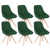 WOLTU Set of 1/2/4/6 Dining Chairs Swivel Chairs Wooden Home Office Commercial