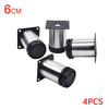 4PCS Adjustable Cabinet Legs Stainless Steel Kitchen Feet Rounds Stand Holders