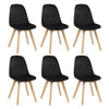 2/4/6x Dining Chairs Velvet Upholstered Chairs w/ Backrest Kitchen Lounge Office