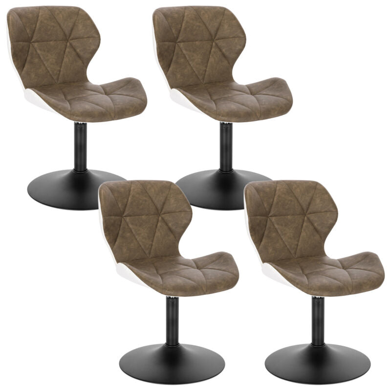 2/4/6x Bar Stools Adjustable Height Gas Lift Swivel Chairs Breakfast Pub Cafe